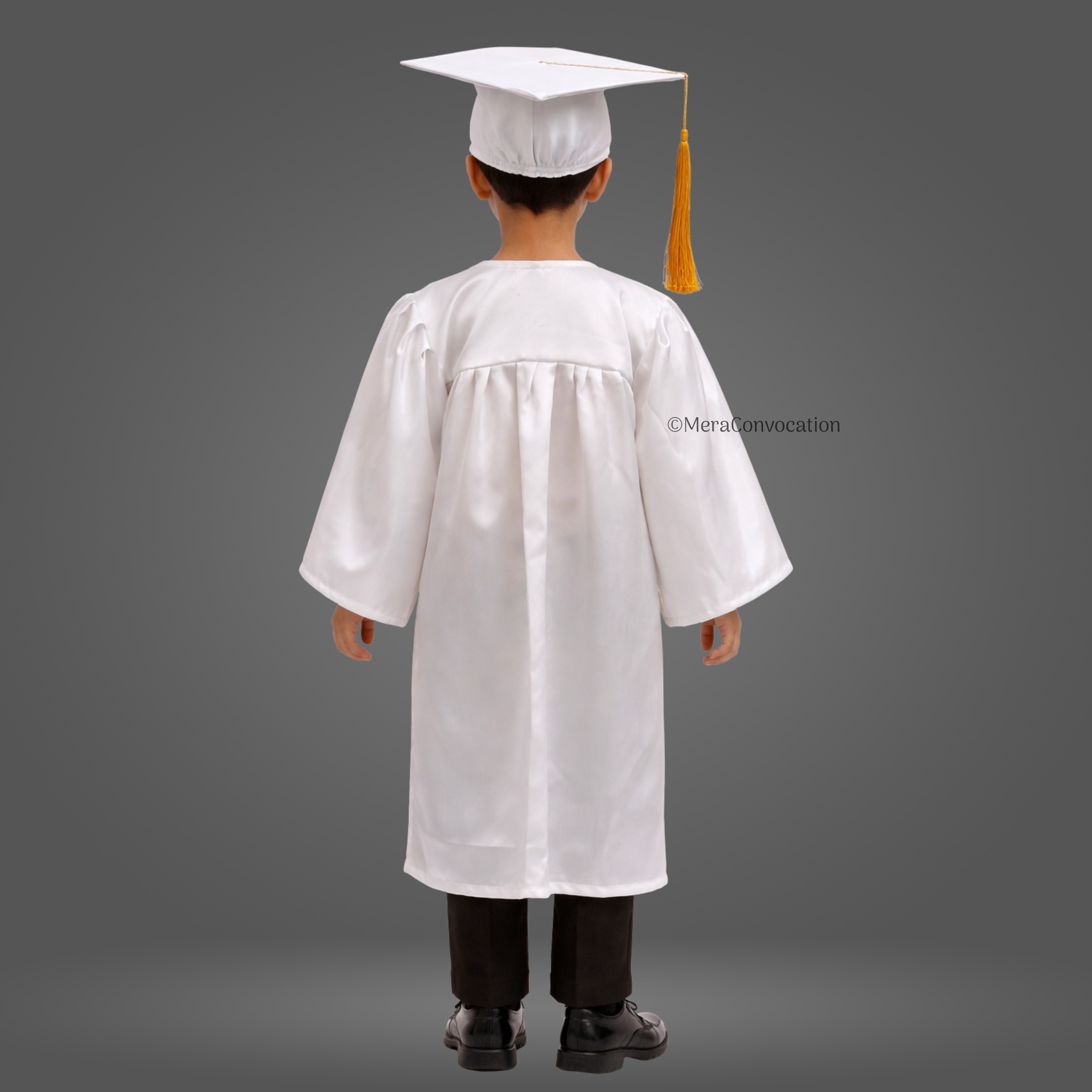 Back Side - White Nursery Convocation Gown
