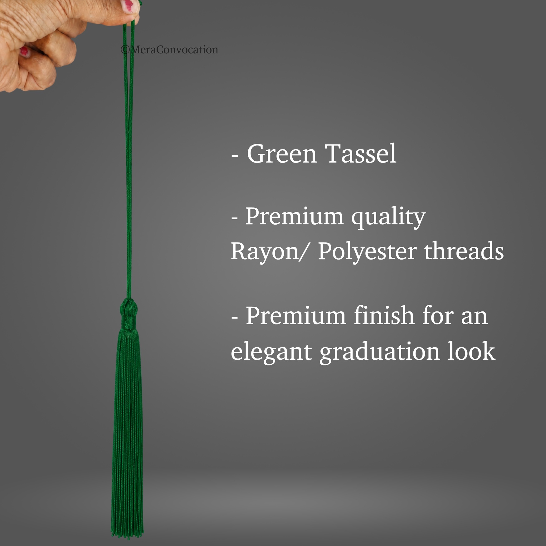 Green Graduation Tassel ''Green Graduation Tassel''>