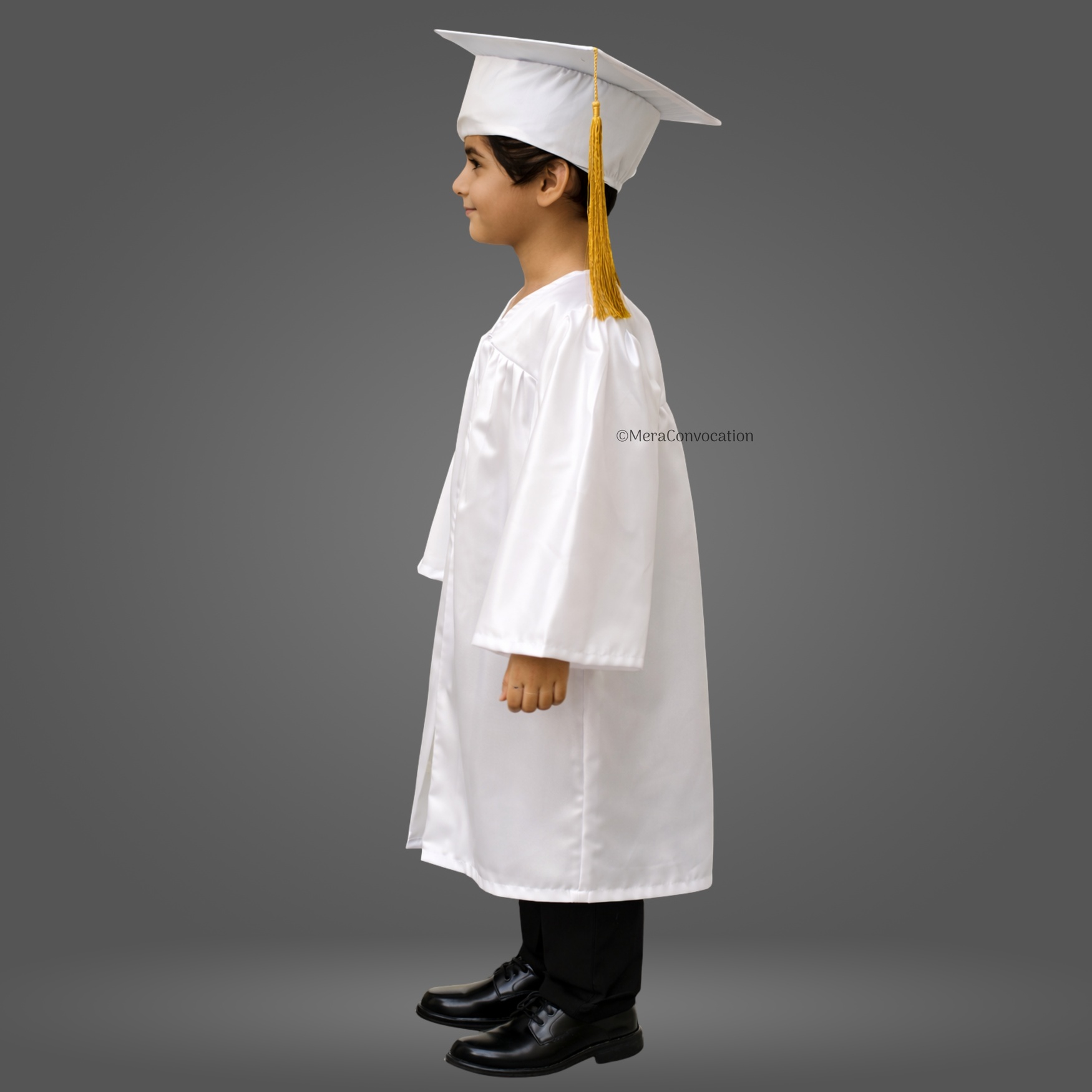 Left Sleeve of White Nursery Convocation Gown