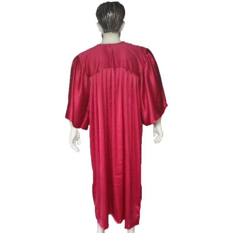 hot pink graduation cap and gown