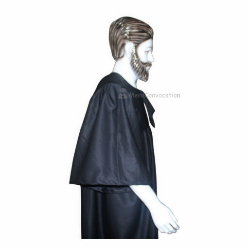 ''Right Sleeve of Black Graduation Gown''>