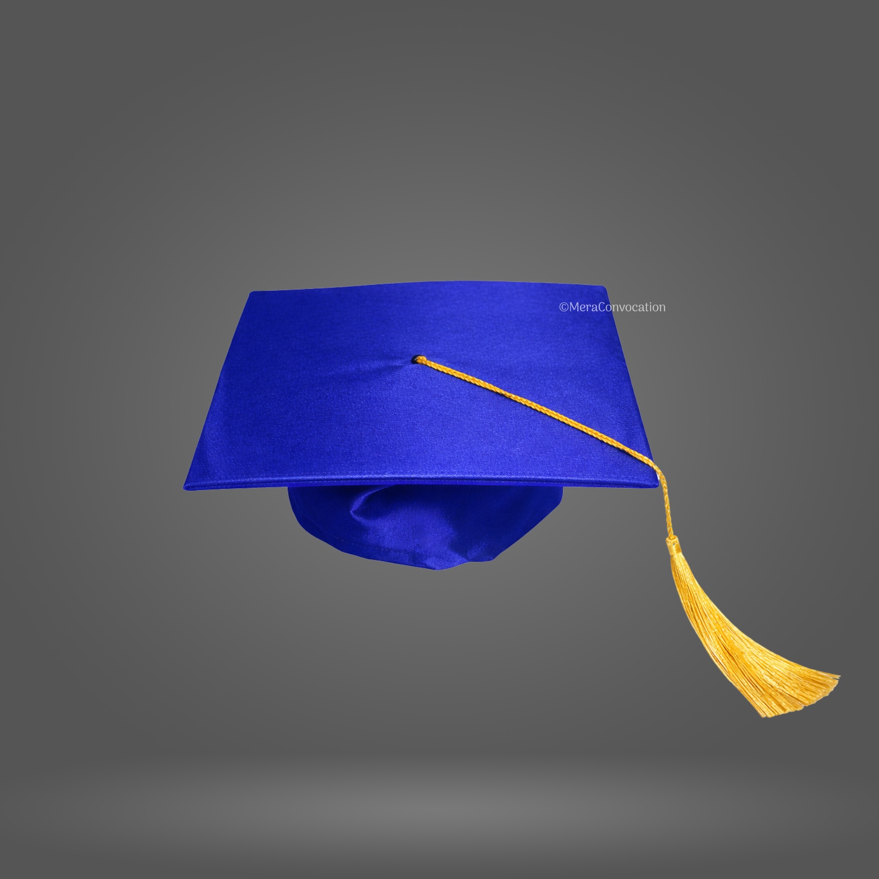 Royal Blue Premium Satin Graduation Cap ''Royal Blue Premium Satin Graduation Cap''>