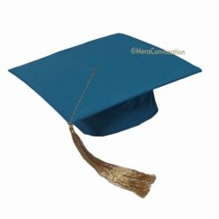 ''Sky Blue Matte Graduation Cap''>