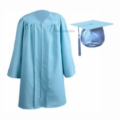 ''Sky Blue Nursery Kids Graduation Gown''>