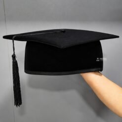''Black Premium Mortarboard Graduation Cap''>