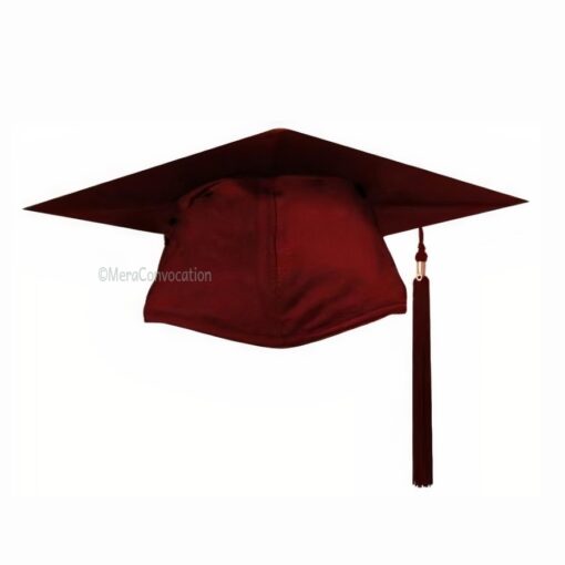 ''Maroon Matte Convocation Cap''>