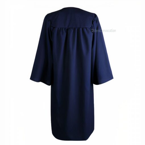 ''Navy Blue Convocation Gown''>