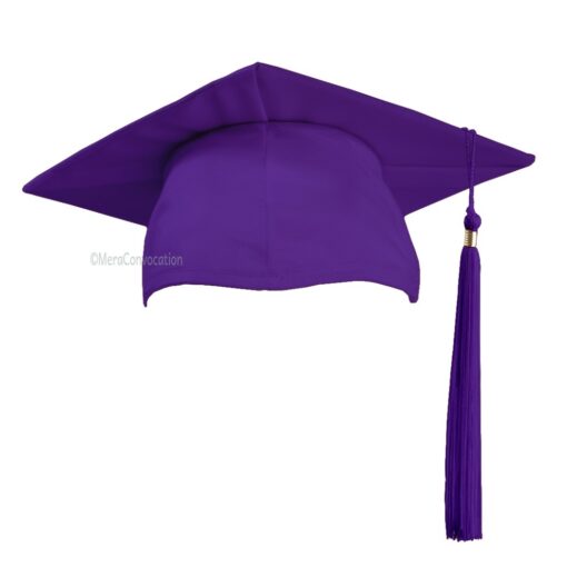 ''Purple Matte Convocation Cap''>