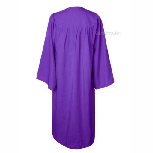 ''Purple Polyester Convocation Gown''>