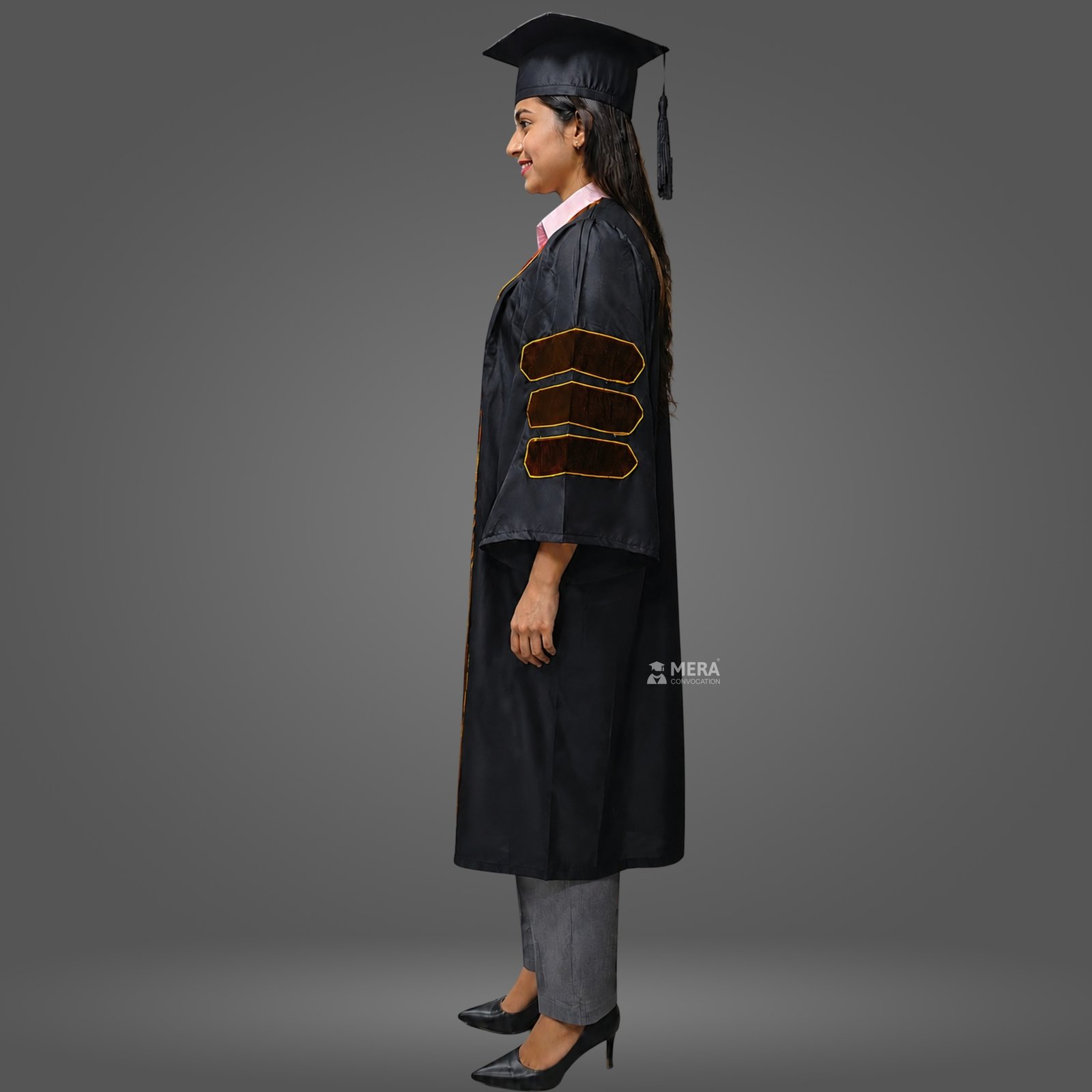 Black and Brown PhD Gown Black and Brown PhD Gown