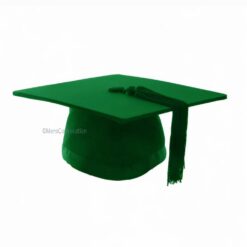 ''Green Mortarboard Graduation Cap''>
