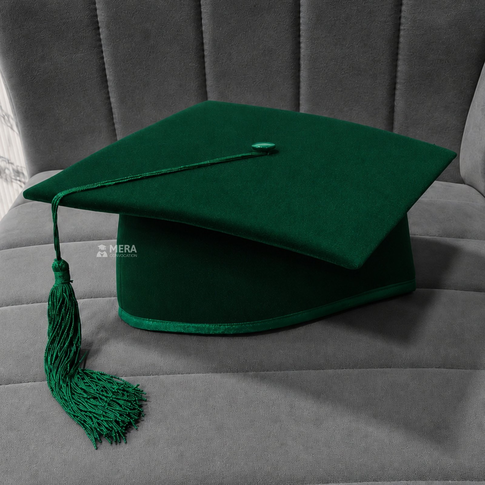 Peacock Green Mortarboard Graduation Cap ''Peacock Green Mortarboard Graduation Cap''>