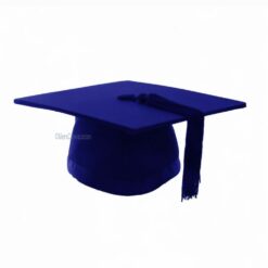''Royal Blue Mortarboard Graduation Cap''>