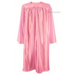''Pink Shiny High School Graduation Gown''>