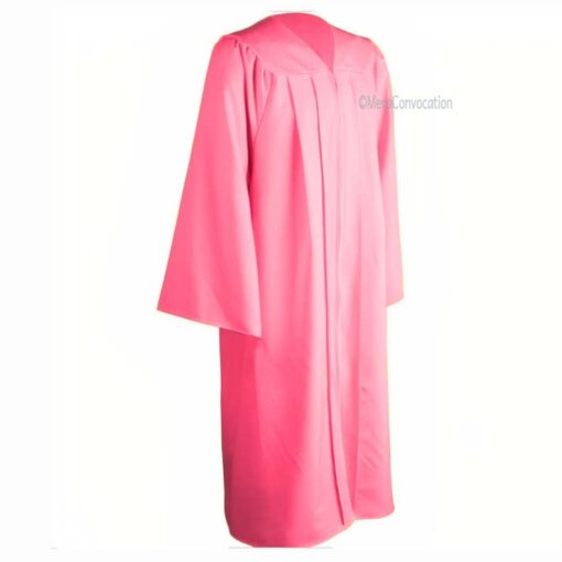 ''Pink Zipper Graduation Gown''>