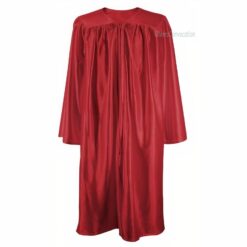 ''Red Shiny High School Graduation Gown''>