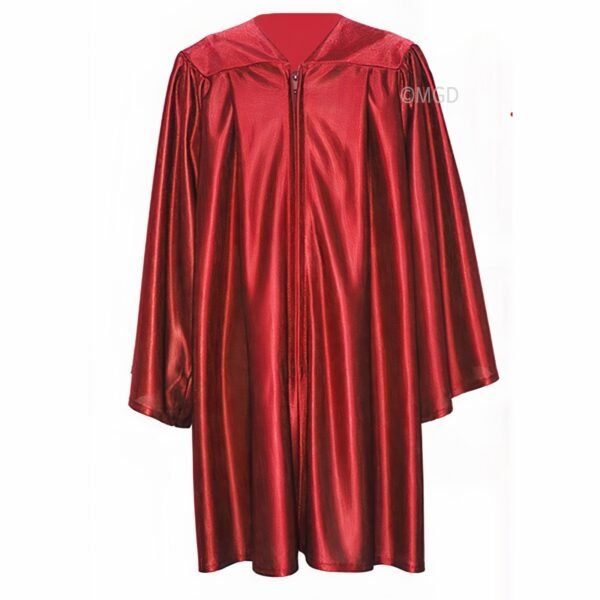 Red Cloth Graduation Red Shiny Primary Graduation Gown and Cap – Mera Convocation