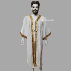 ''Off White Premium Velvet Graduation Gown''>