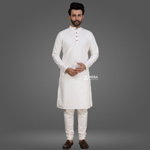 ''White Kurta and Pajama''>