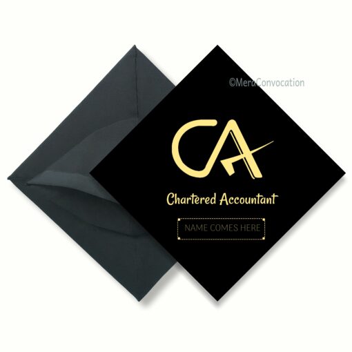 ''Chartered Accountant Graduation Cap''>