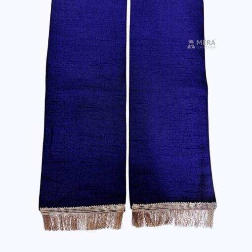 ''Navy Blue Traditional Cotton Convocation Sash''>