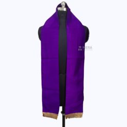 ''Purple Traditional Cotton Convocation Stole''>