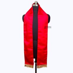 ''Red Traditional Cotton Convocation Stole''>