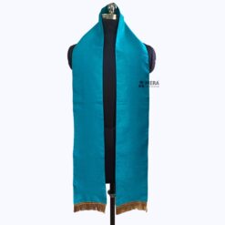 ''Sea Blue Traditional Cotton Convocation Stole''>