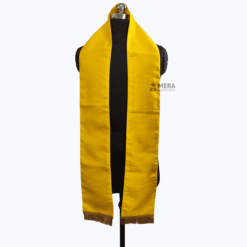 ''Yellow Traditional Cotton Convocation Stole''>