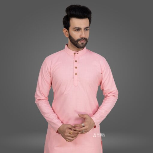 ''Bubblegum Pink Kurta Pajama''>