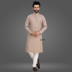 ''Light Brown Premium Kurta and Pajama''>
