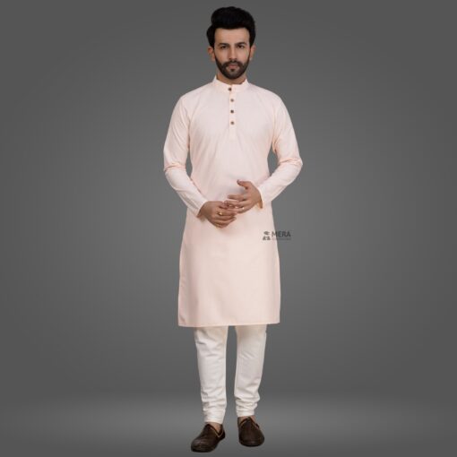 ''Peach Kurta and Pajama''>