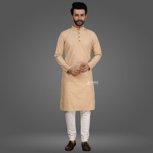 ''Mellow Buff Kurta and Pajama''>