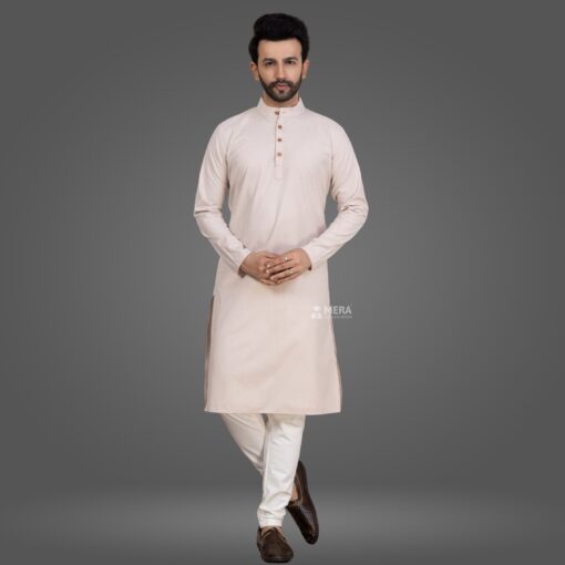 ''Nude Pink Kurta and Pajama''>