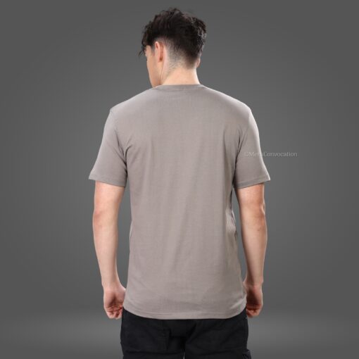 ''Ash Grey Half Sleeve Tee''>