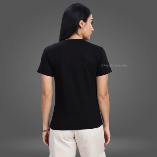 ''Black Half Sleeve Tshirt''>