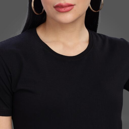 ''Black Women Tshirt Rib''>