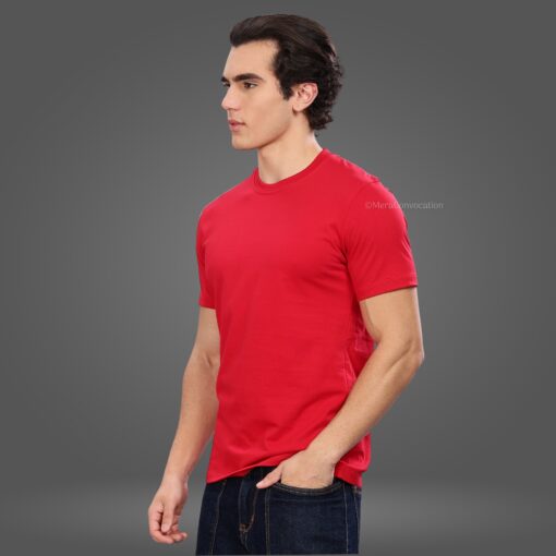 ''Cherry Red Cotton Tshirt''>