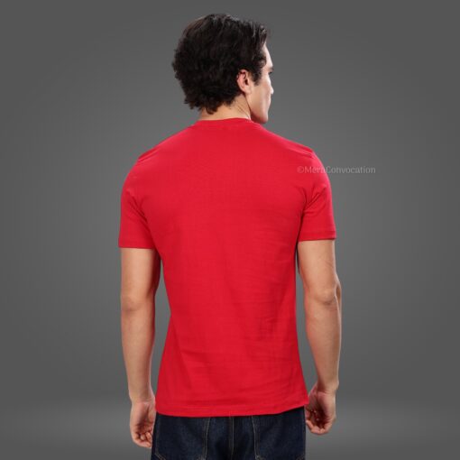 ''Cherry Red Half Sleeve Tee''>