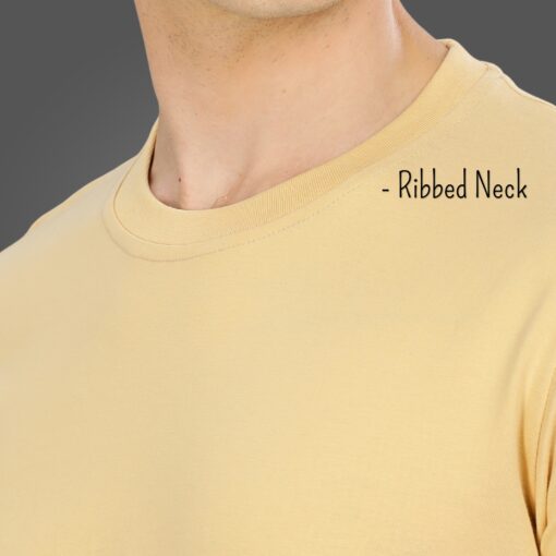 ''Cream Crew Neck Rib''>