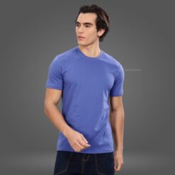 ''English Blue Half Sleeve Tshirt''>