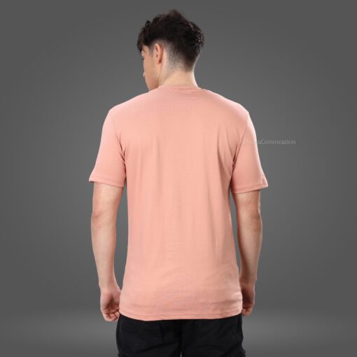 ''Peach Half Sleeve Tee''>