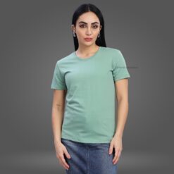 ''Pistachio Women Premium Crew Neck Tshirt''>