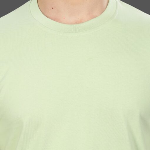''Seafoam Green Crew Neck Tshirt Rib''>