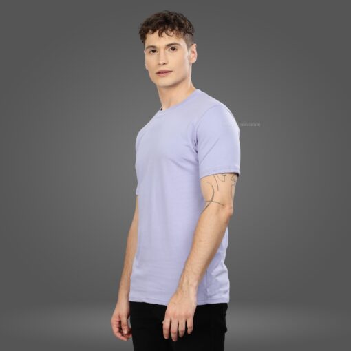 ''Sky Blue Crew Neck Tshirt''>