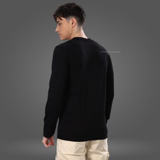 ''Black Full Sleeve Tee''>