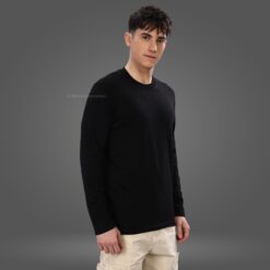 ''Black Premium Full Sleeve Tshirt''>