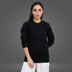 ''Black Women Premium Full Sleeve Tshirt''>