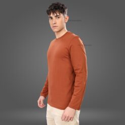 ''Brown Premium Full Sleeve Tee''>