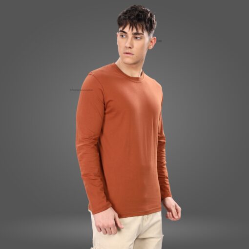 ''Brown Premium Full Sleeve Tshirt''>